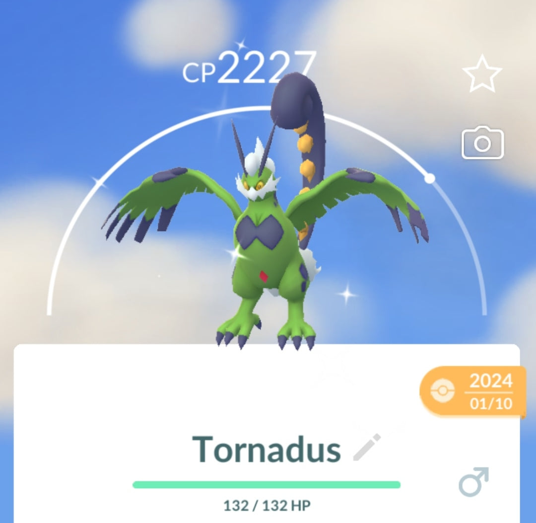 Shiny Tornadus Pokemon Trade Go