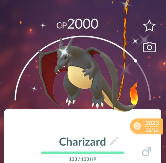 Shiny Charizard Pokemon Trade Go