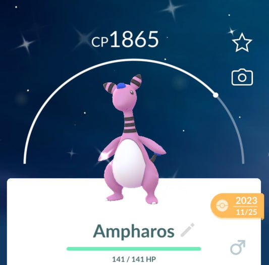 Shiny Ampharos  Pokemon Trade Go