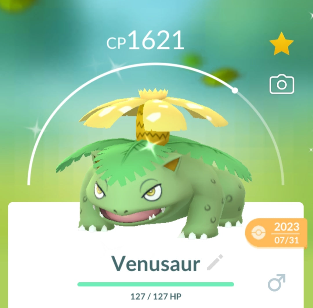 Shiny Venusaur Pokemon Trade Go