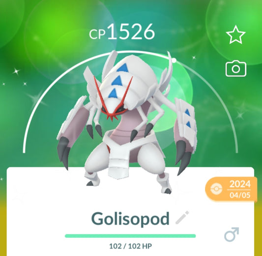 Shiny Golisopod Pokemon Trade Go