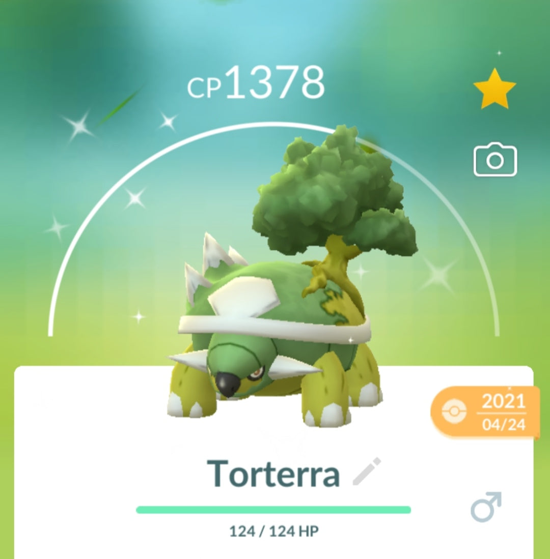 Shiny Torterra Pokemon Trade Go