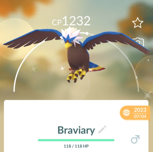 Shiny Braviary Pokemon Trade Go