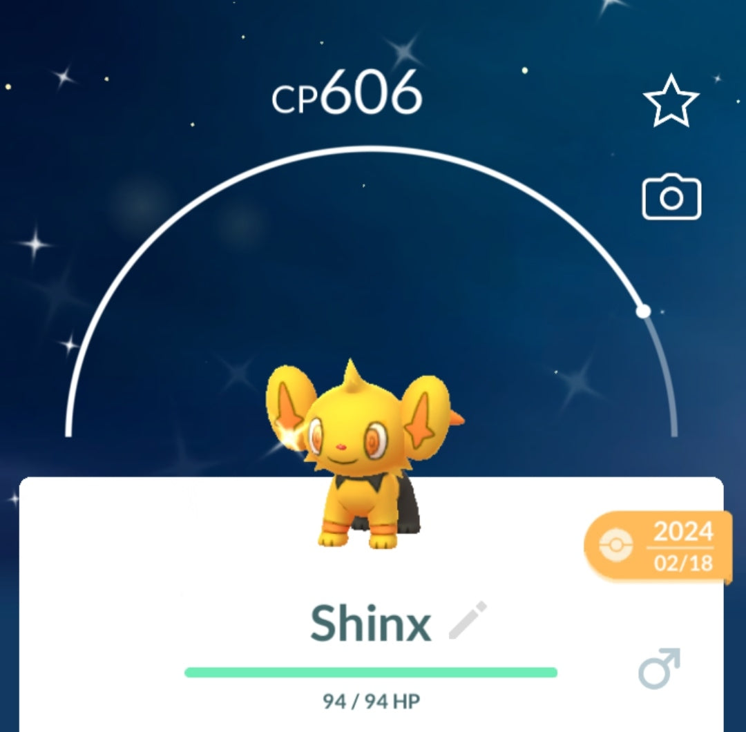 Shiny Shinx Pokemon Trade Go