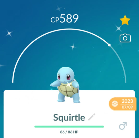 Shiny Squirtle Pokemon Trade Go