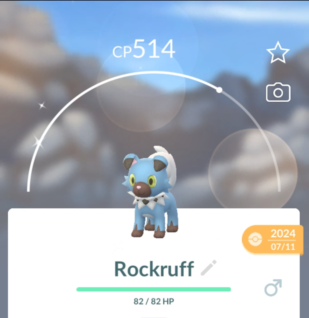 Shiny Rockruff Pokemon Trade Go