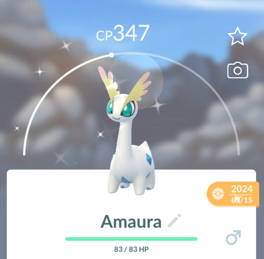 Shiny Amaura Pokemon Trade Go